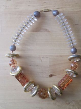 Joli collier 1950/60 vintage    longueur ouvert 47 cm  