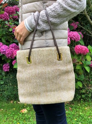 Joli Sac Vintage Paille souple