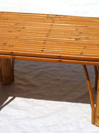 petite  table  ou banc  en bambou , vintage