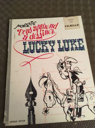 Morris apprend à dessiner Lucky Luke 