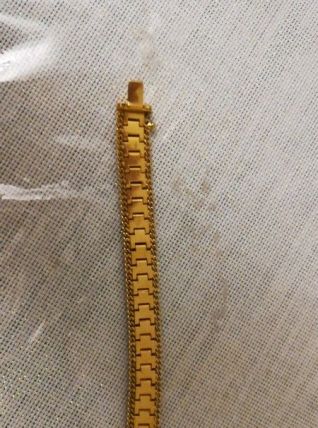 Bracelet plaqué or ancien 