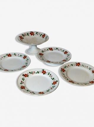 Ensemble 5 pièces terre de fer Moulin des loups &amp; hamage