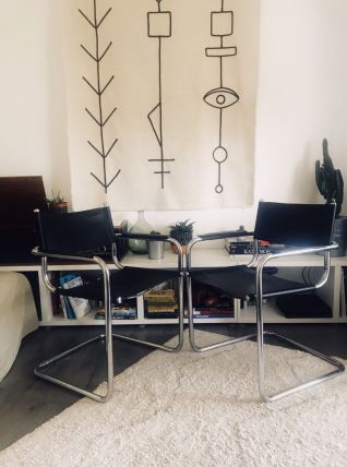 Paire de fauteuils Cantilever S34 Mart Stam