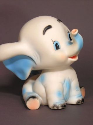Jouet Elephant Pouet Pouet Famosa 1970