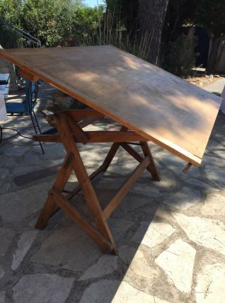 Table à dessin vintage années 50