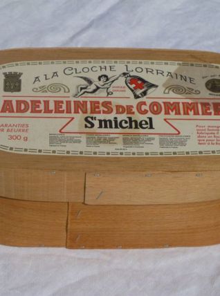 boite en bois, madeleine de commercy