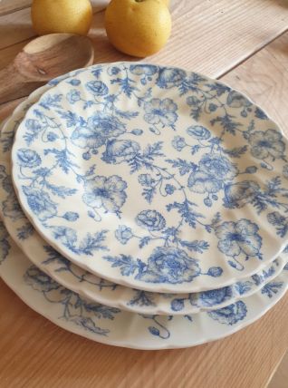 Ensemble de 3 assiettes anglaises Churchill 