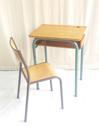 BUREAU VINTAGE D' ECOLIER