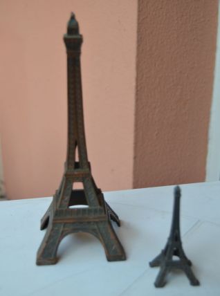 Tour Eiffel en métal année 1960 vintage