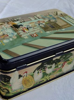 Boîte en tôle, des galettes Saint Michel