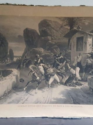 gravure d'après Horace Vernet gravée par Jazet vers 1830