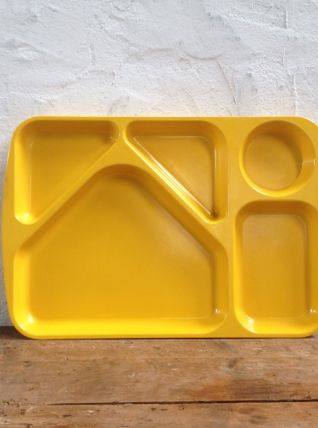 Plateau télé vintage en mélamine