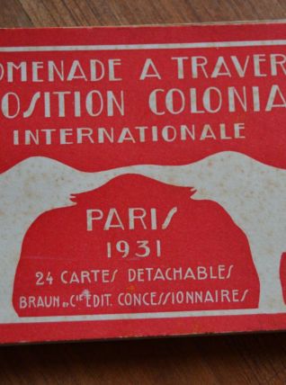 Carnet de 24 Cartes Postales Détachables Promenade à Travers