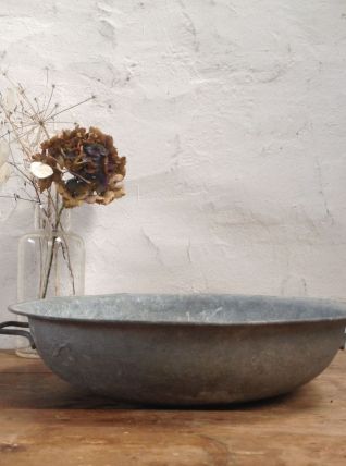 Bassine en zinc ancienne