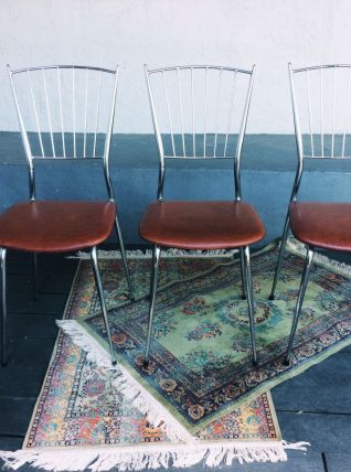 Lot 3 chaises vintage