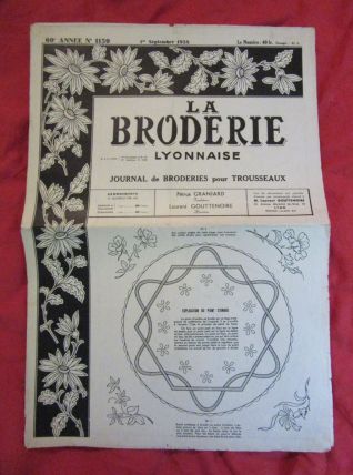 patron La Broderie Lyonnaise 1958