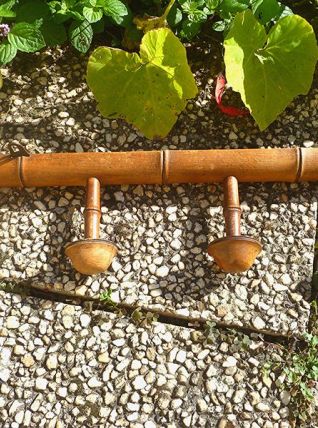 patères anciennes en  bois ,  vintage