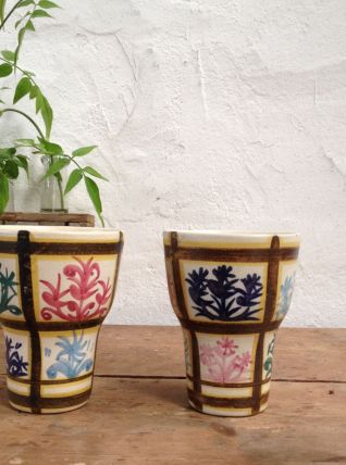 Paire de tasses Keraluc faïence de Quimper