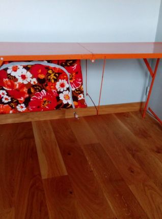  Table de camping pliante orange