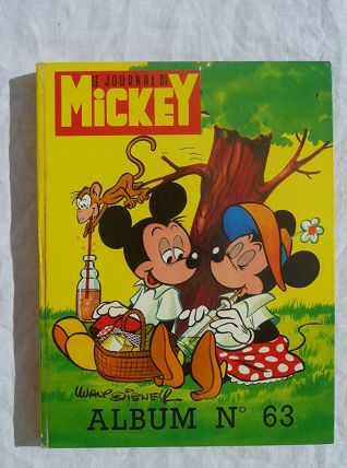 album Mickey N° 63 années 1974