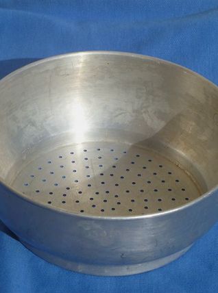 passoire  en  aluminium