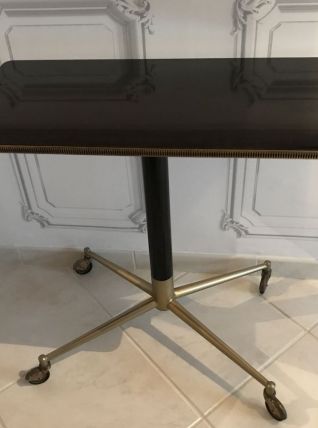 Table sur roulettes vintage années 70