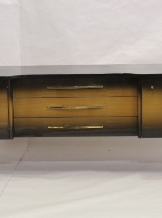 Enfilade bois verni et laquée années 50