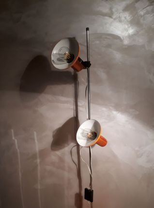 lampadaire orange typique 1970 
