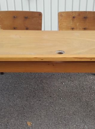 Pupitre d'écoliers 60's