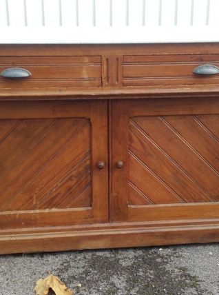 Bahut de campagne plateau marbre