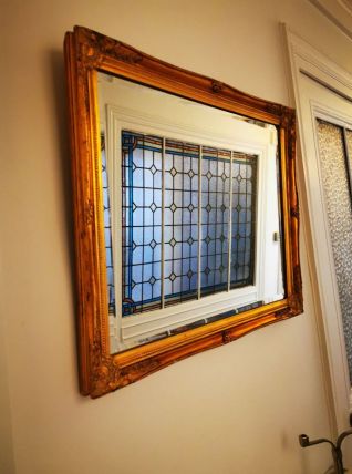 Miroir ancien style Napoléon III 