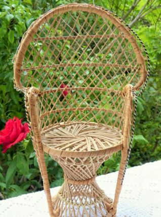 Fauteuil poupée 70's, Porte-plante