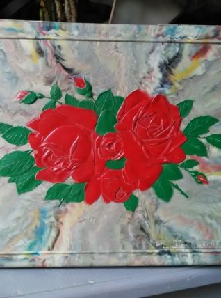 Ancienne grande boîte publicitaire en bakélite (chocolat)