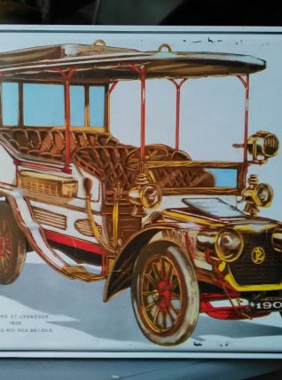 Grande boîte en tôle lithographiée 