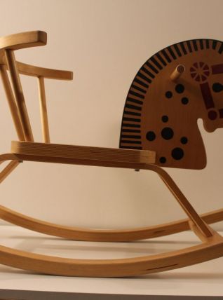 Cheval à bascule vintage 