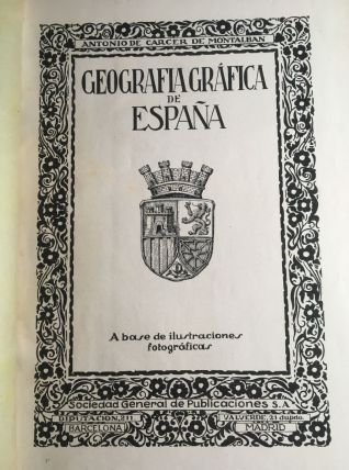 Livre « Geografia Gráfica de España »