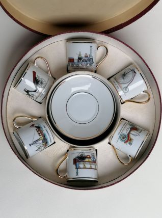 6 tasses à moka vintage