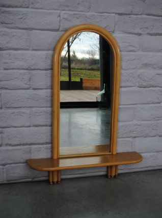 Miroir en bois 1970