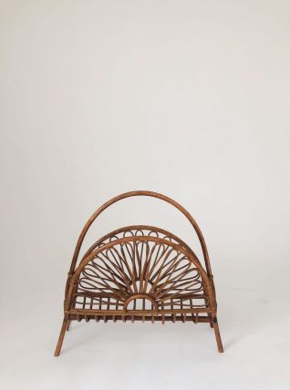 Porte-revue en rotin