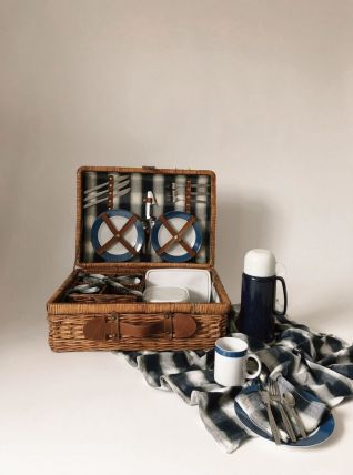Panier osier pour pique-nique
