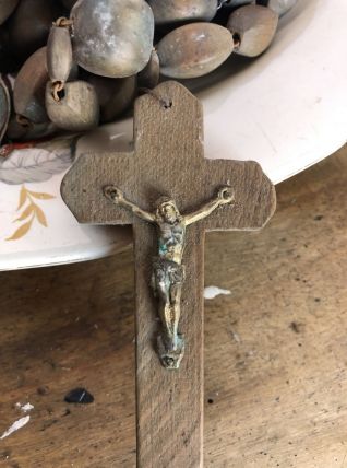 Chapelet en bois ancien 