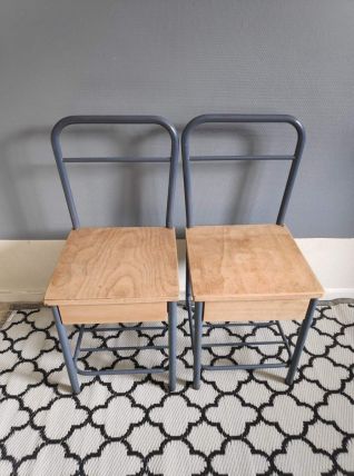 chevets d'internat chaises des années 50