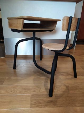 Bureau écolier années 50