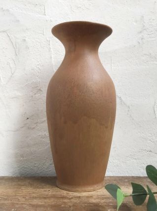 Vase en vieux grès des années 1970