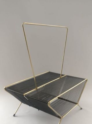 Porte vinyles vintage