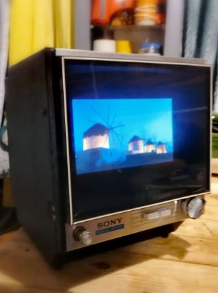 Télévision Vintage cadre numérique 