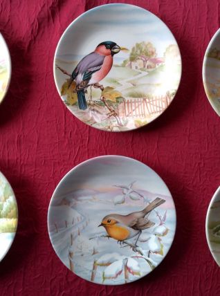 Assiettes porcelaine Sarreguemines