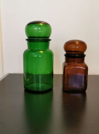 Paire de bocaux d'apothicaire 