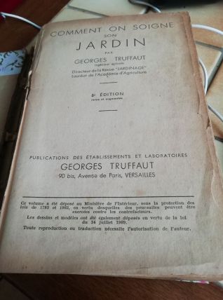 livre sur le jardin