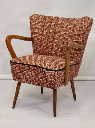 Fauteuil vintage année 50 restauré.